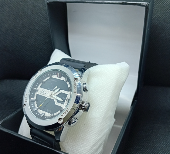 EDF-3689 Dual Time (Analog & Digital) Straps Watch