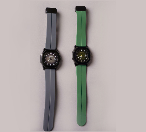 Rlx - Unique Design Magnetic Lock & Silicone Straps Watch date