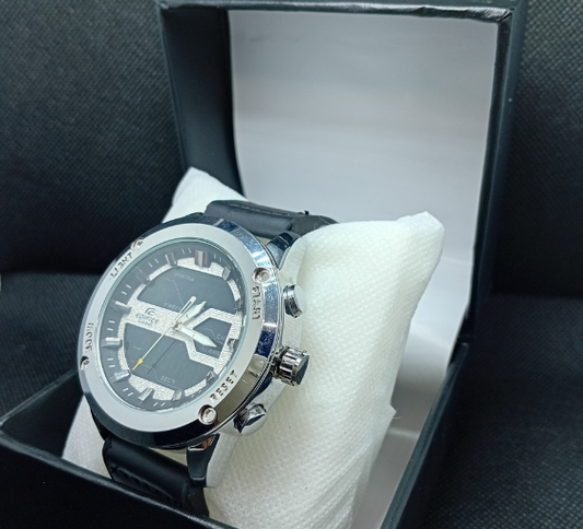 EDF-3689 Dual Time (Analog & Digital) Straps Watch