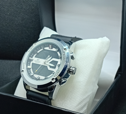 EDF-3689 Dual Time (Analog & Digital) Straps Watch
