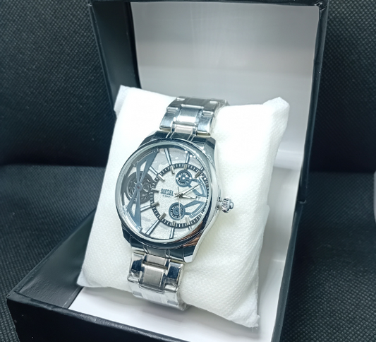 Diesel Chronograph With Pendulam (White Diel)