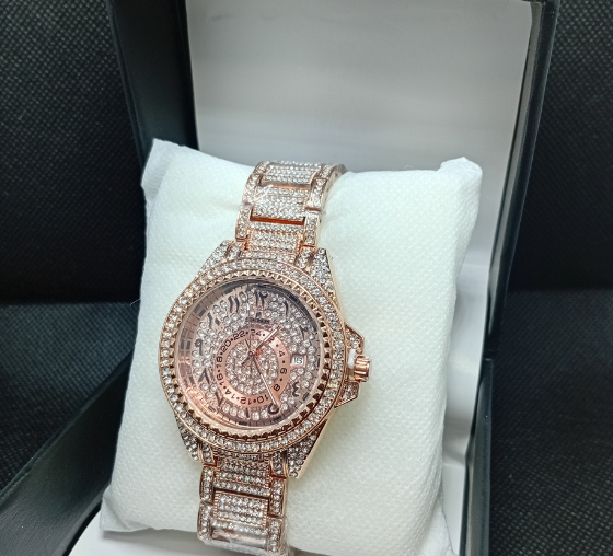 Fully Classic Iced Watch With Date