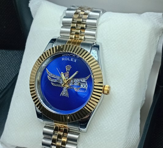 Rolex Just Date Watch Sparrow (Blue Dial)